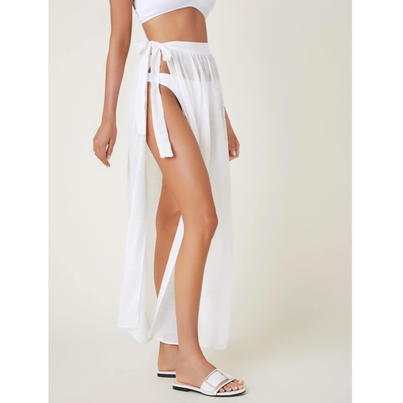 White Sarong Skirt - Picture 7 of 16